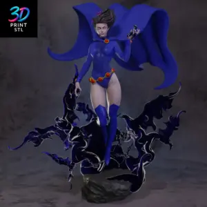Raven Figure Teen Titans | STL File for 3D Printing