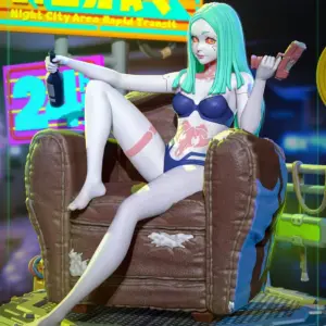 Rebecca Cyberpunk Edgerunner | 3D Print File | STL