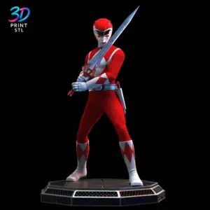Red Power Ranger Power Rangers | 3D Print Model | STL