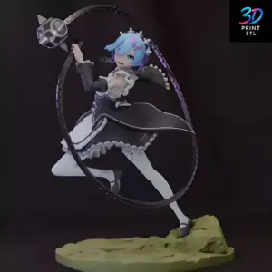 Rem and Weapons Re:Zero | STL for 3D Printers