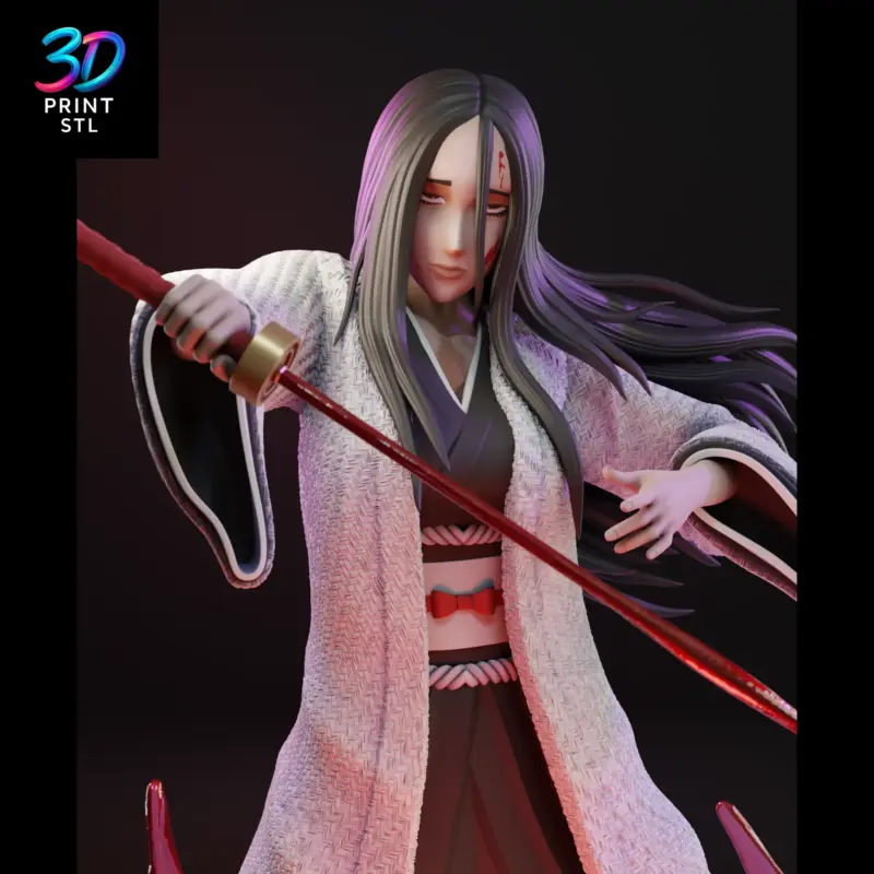Retsu Unohana Bleach | STL File for 3D Printing - Image 2