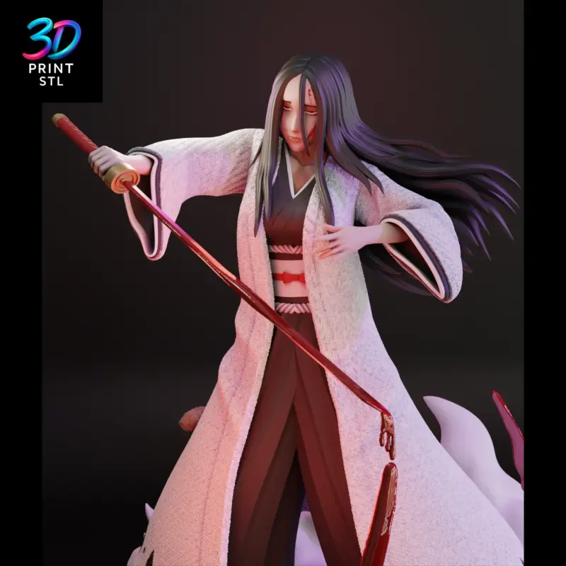 Retsu Unohana Bleach | STL File for 3D Printing - Image 3