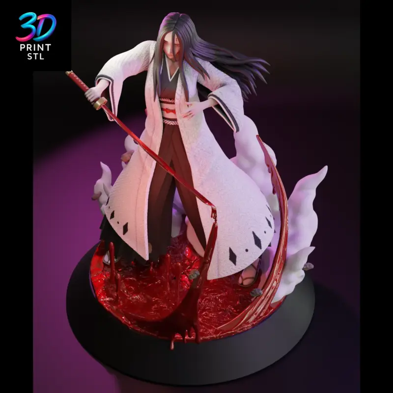 Retsu Unohana Bleach | STL File for 3D Printing - Image 4