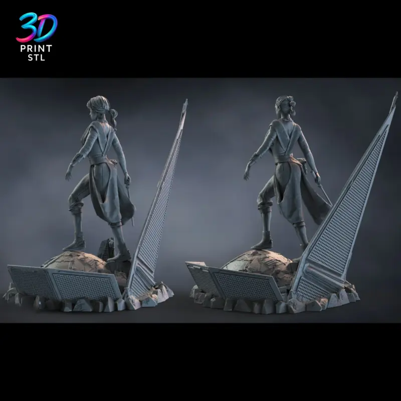 Rey Star Wars | STL File for 3D Printing - Image 5