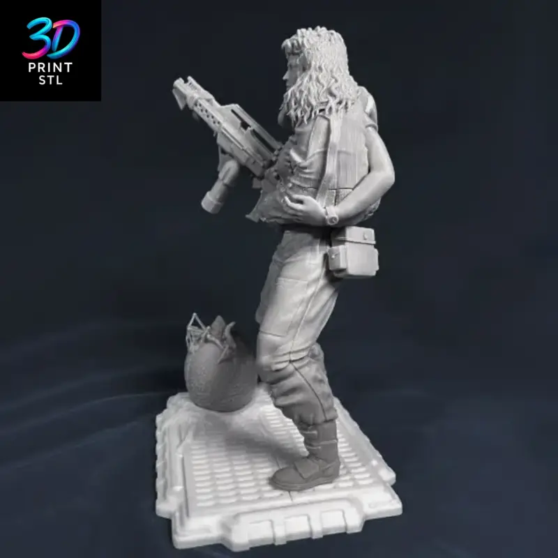 Ripley and Newt Figure Aliens | STL for 3D Printers - Image 6