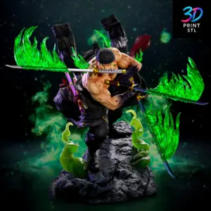 Roronoa Zoro Figure One Piece | STL for 3D Printers