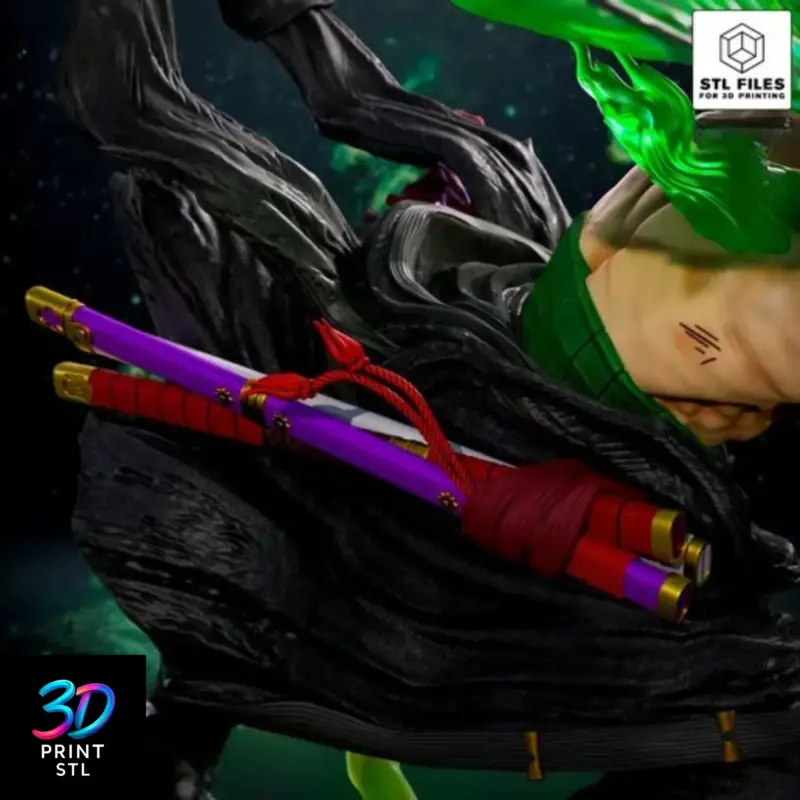 Roronoa Zoro Figure One Piece | STL for 3D Printers - Image 7