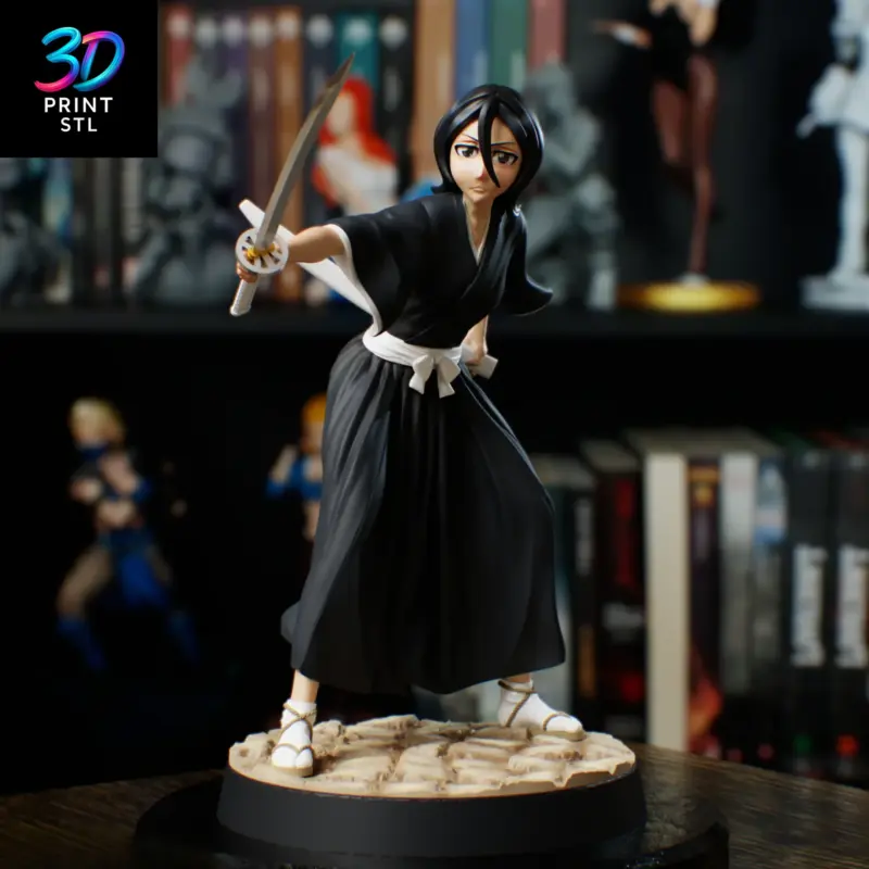 Rukia Kuchiki Bleach | STL for 3D Printers