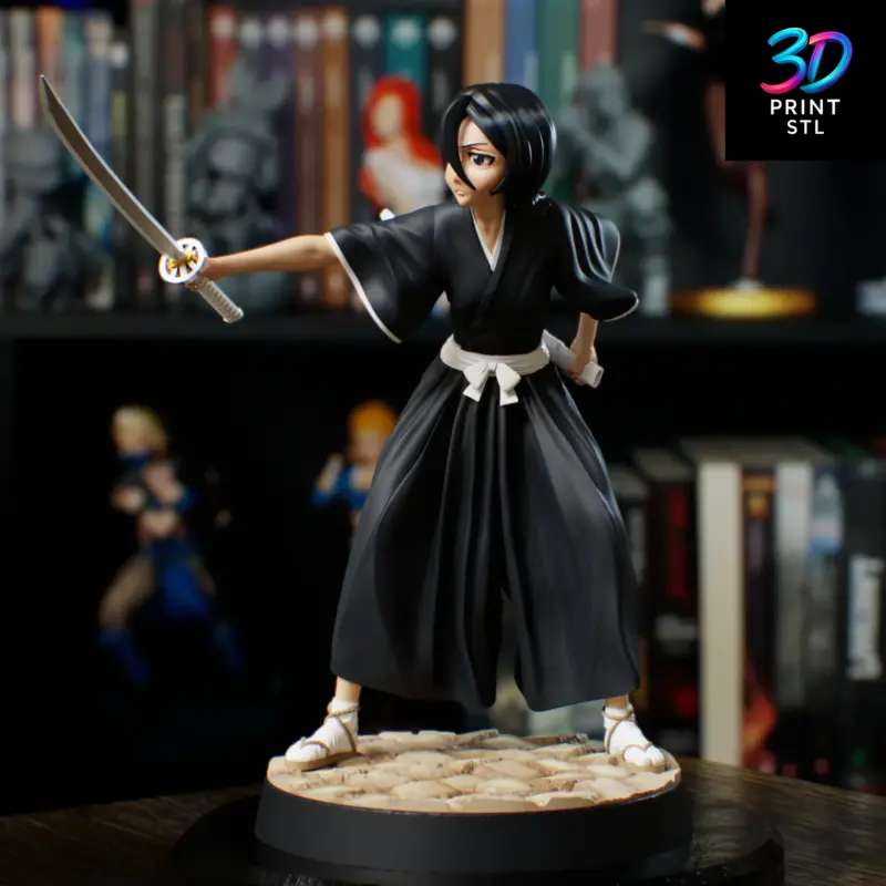 Rukia Kuchiki Bleach | STL for 3D Printers - Image 2