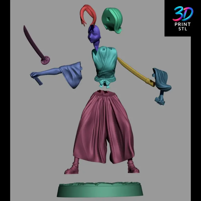 Rukia Kuchiki Bleach | STL for 3D Printers - Image 6