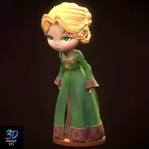 Rya Chibi Elden Ring | STL for 3D Printers