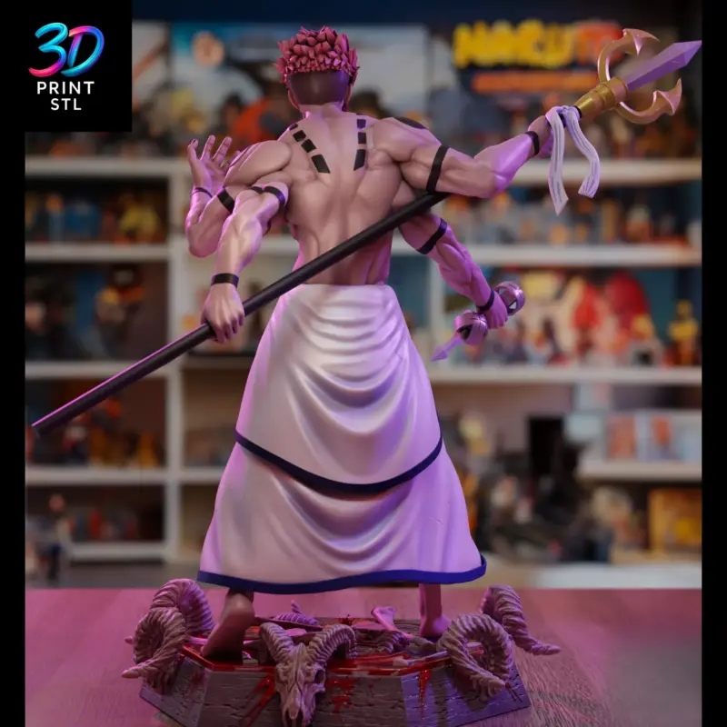 Ryomen Sukuna Jujutsu Kaisen | 3D Print Model | STL - Image 2