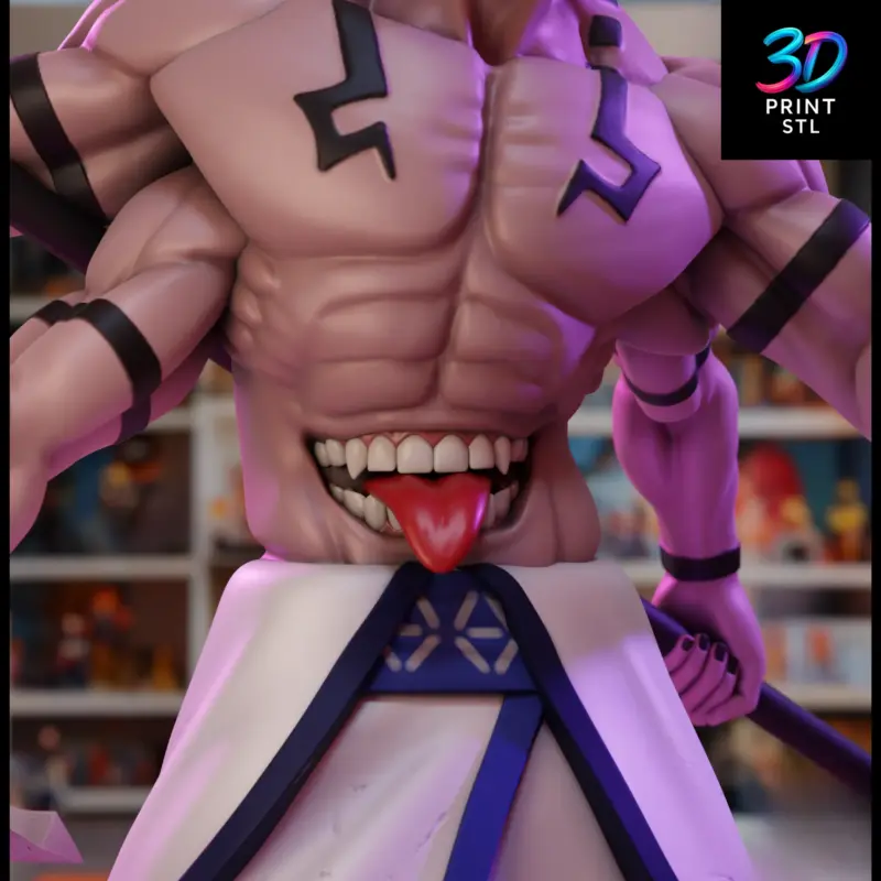 Ryomen Sukuna Jujutsu Kaisen | 3D Print Model | STL - Image 4