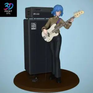 Ryou Yamada Bocchi the Rock! | 3D Print File | STL