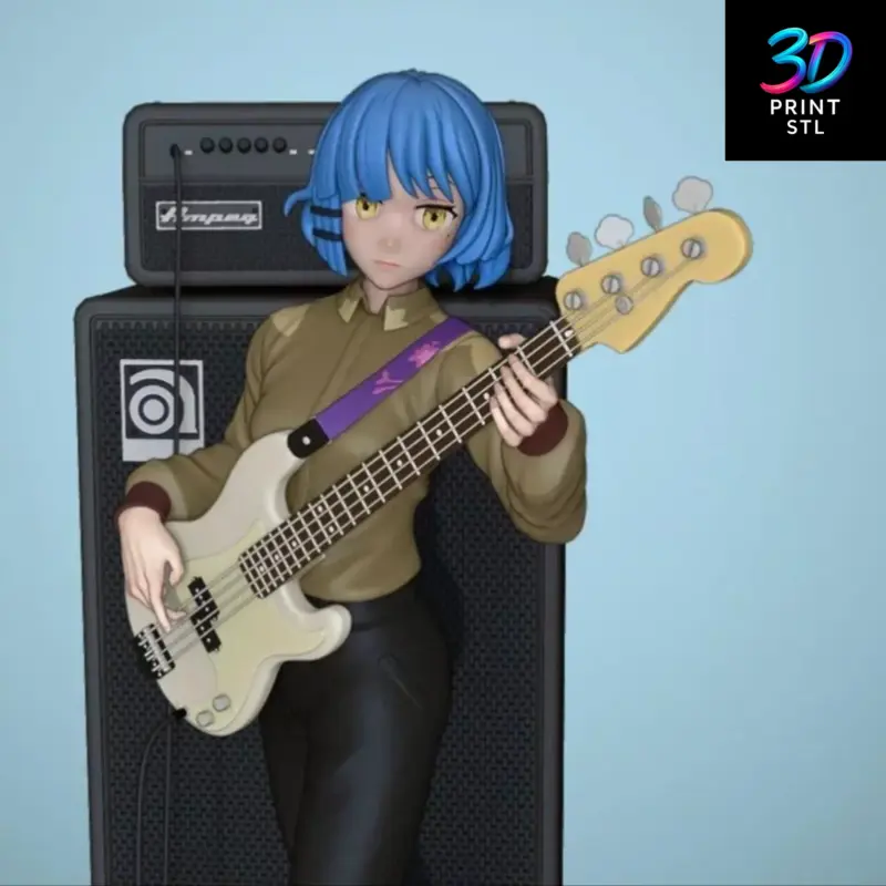 Ryou Yamada Bocchi the Rock! | 3D Print File | STL - Image 2