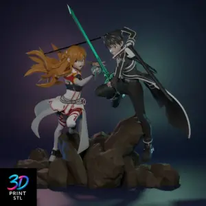 Kirito Sword Art Online | 3D Print File | STL