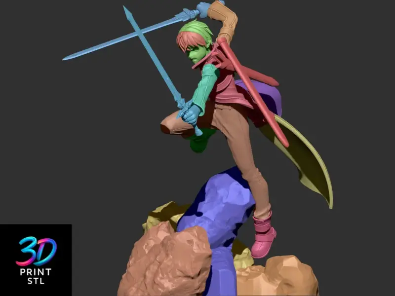 Kirito Sword Art Online | 3D Print File | STL - Image 2
