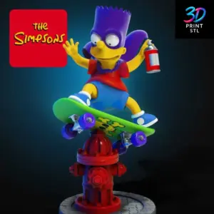 Bartman Figure The Simpsons | 3D Print File | STL