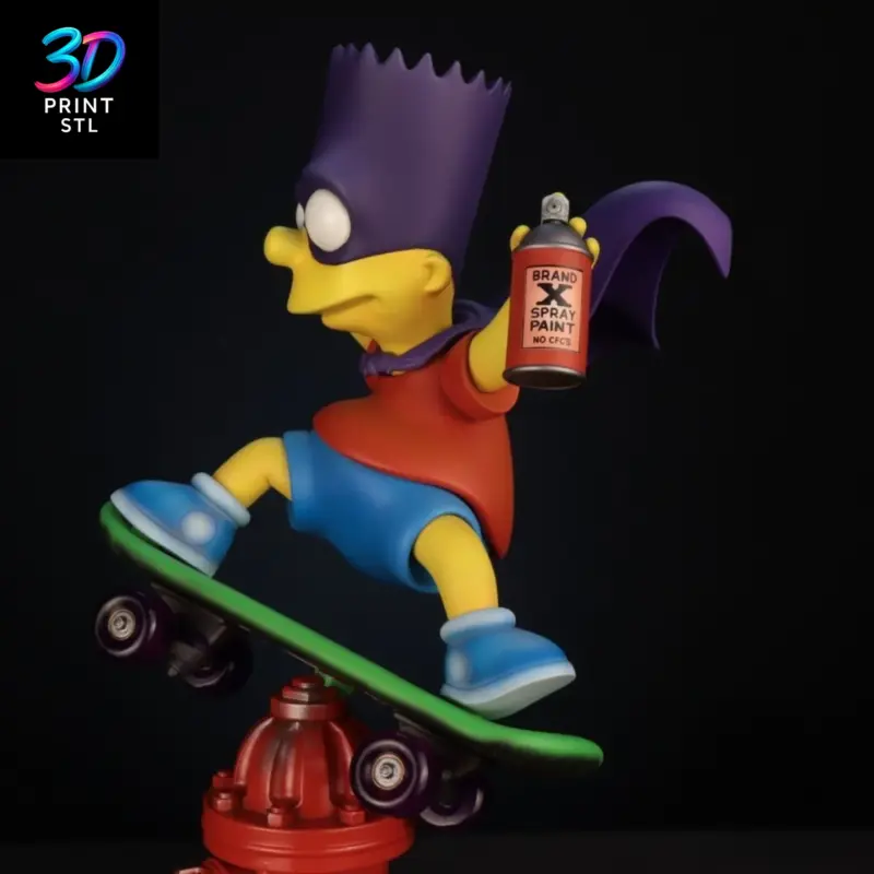 Bartman Figure The Simpsons | 3D Print File | STL - Image 3