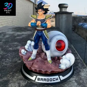 Bardock Figure Dragon Ball | 3D Print Model | STL