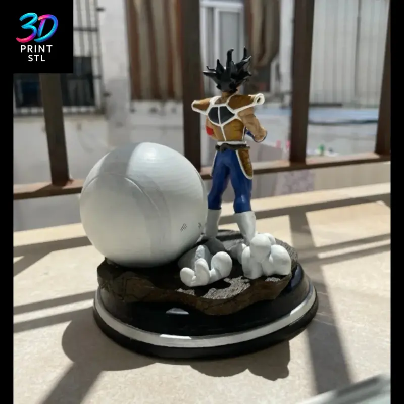 Bardock Figure Dragon Ball | 3D Print Model | STL - Image 3