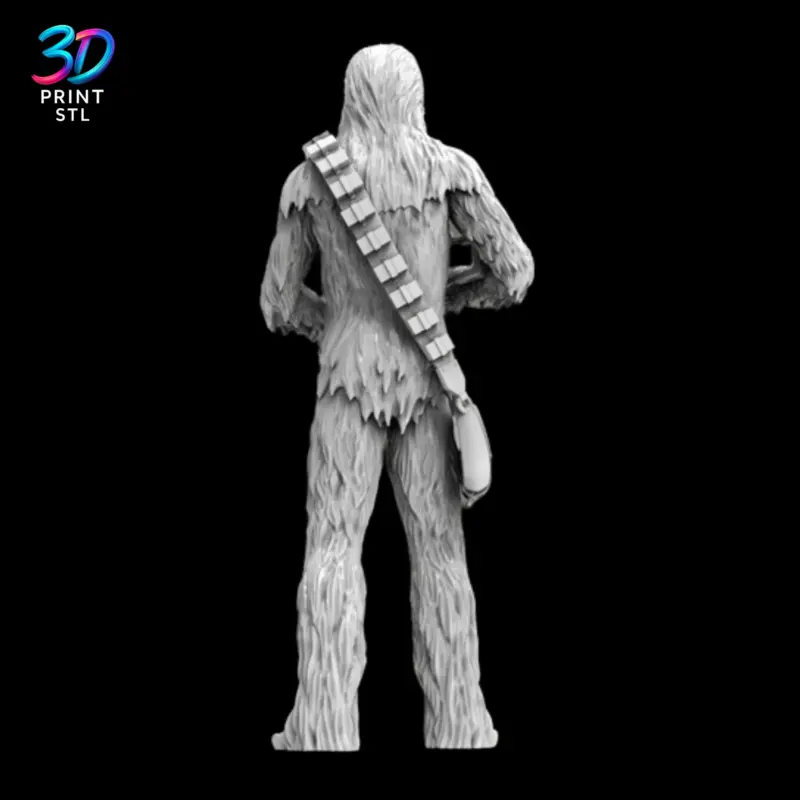 Chewbacca Figure Star Wars | 3D Print File | STL - Image 2