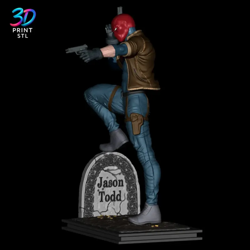 Red Hood Jason Todd Figure DC Comics | 3D Print File | STL - Image 2