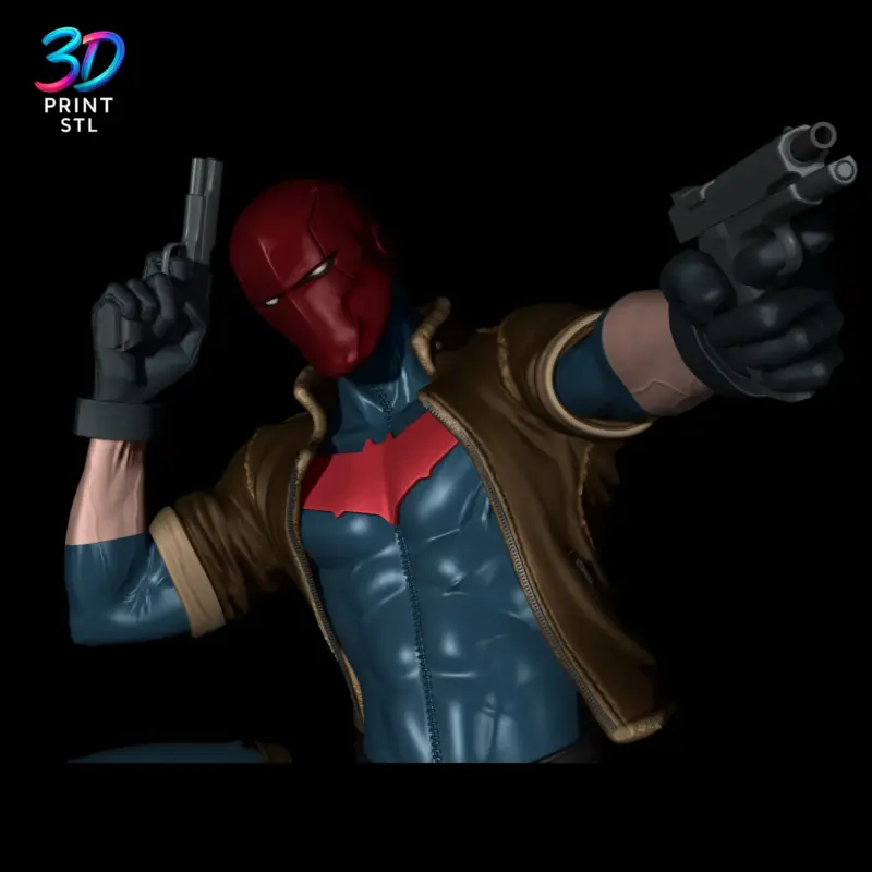 Red Hood Jason Todd Figure DC Comics | 3D Print File | STL - Image 4