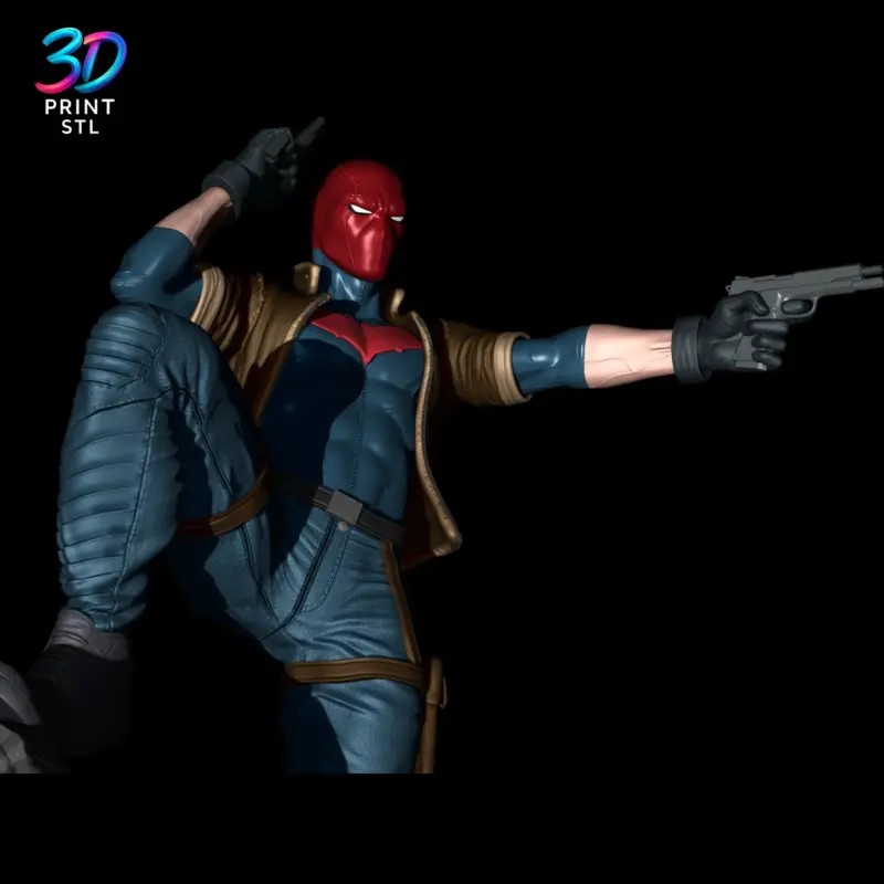 Red Hood Jason Todd Figure DC Comics | 3D Print File | STL - Image 5
