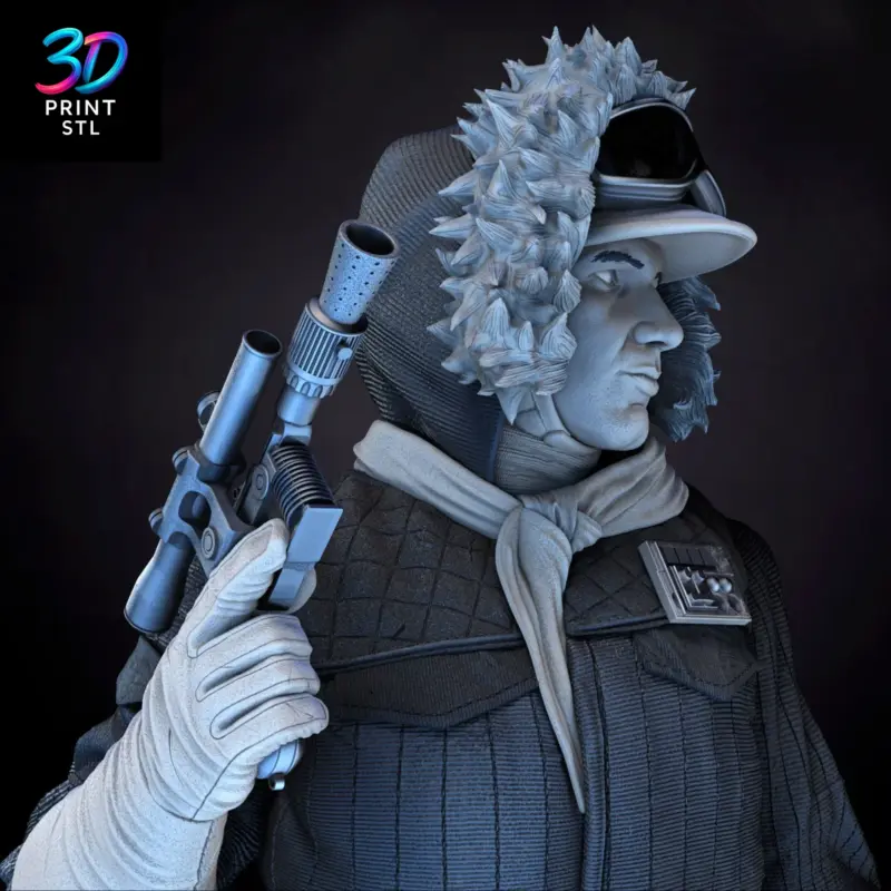 Han Solo Snow Suit Star Wars | STL for 3D Printers - Image 3