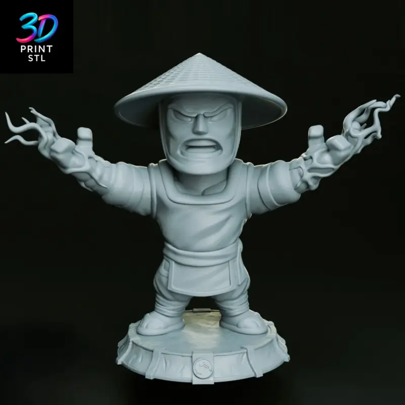 Lord Raiden Chibi Mortal Kombat | STL for 3D Printers - Image 3