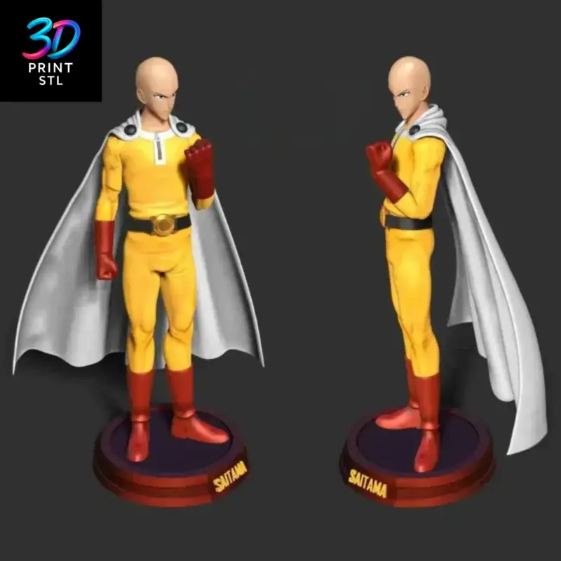 Saitama Figure One Punch Man | 3D Print Model | STL - Image 2