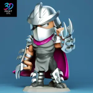 Shredder Chibi TMNT | 3D Print Model | STL