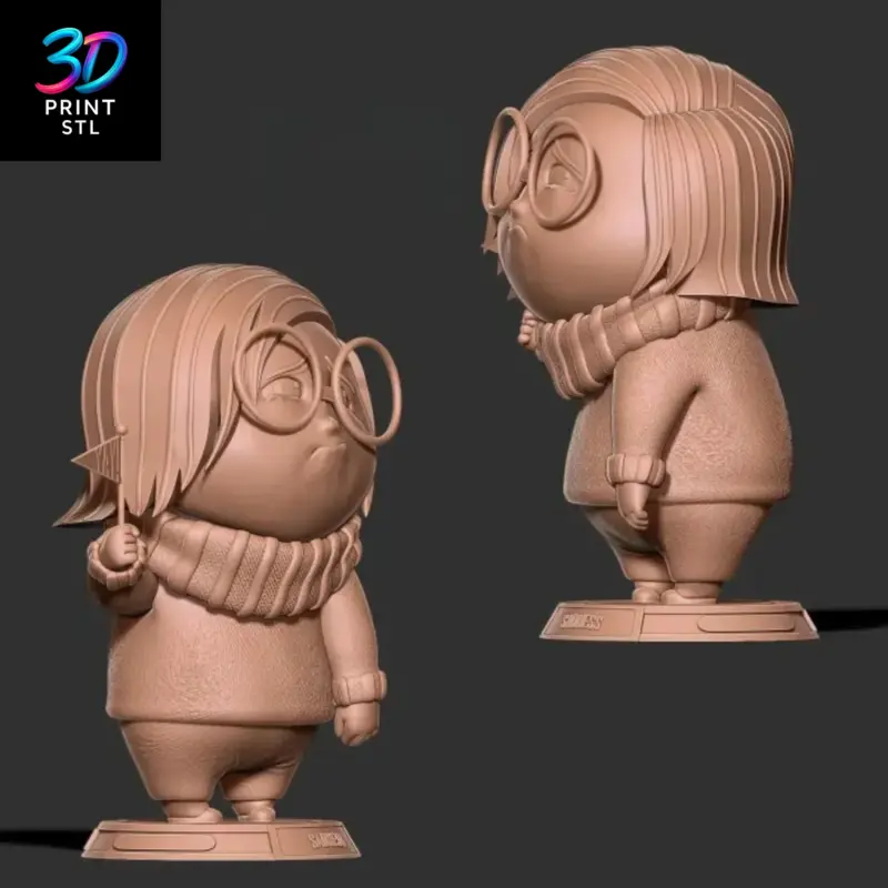 Sadness Figure Inside Out | 3D Print Model | STL - Image 3