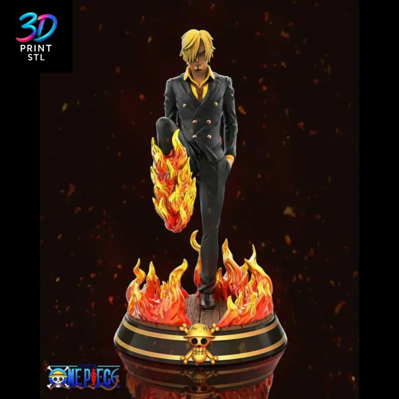 Sanji Figure One Piece | STL for 3D Printers