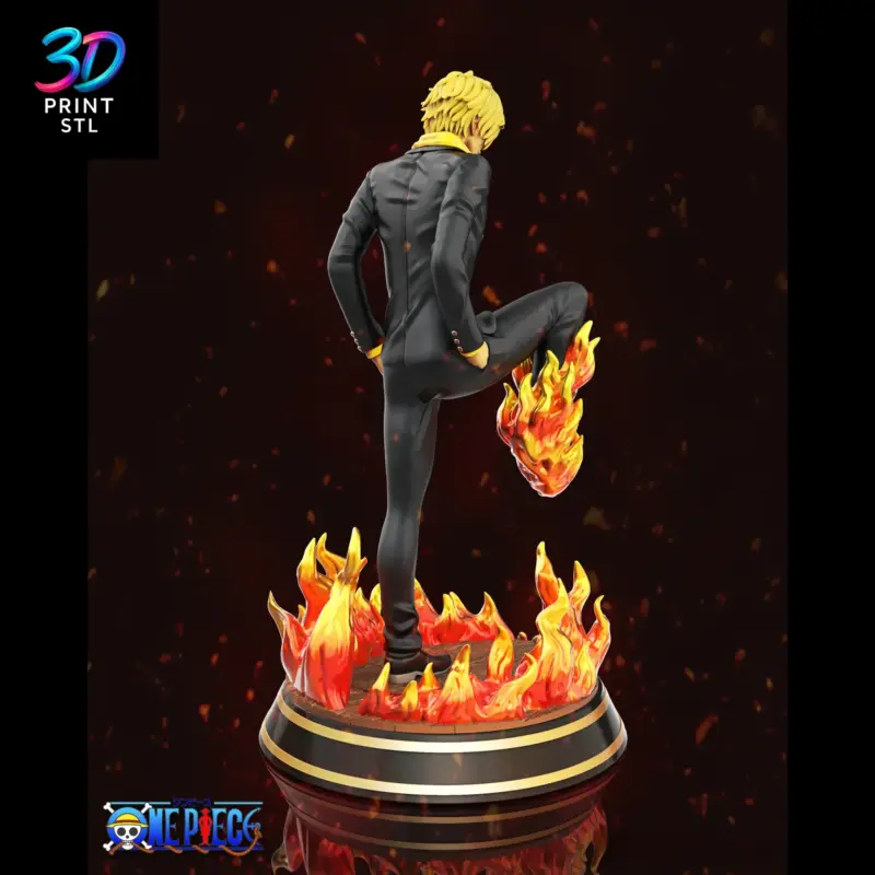 Sanji Figure One Piece | STL for 3D Printers - Image 3