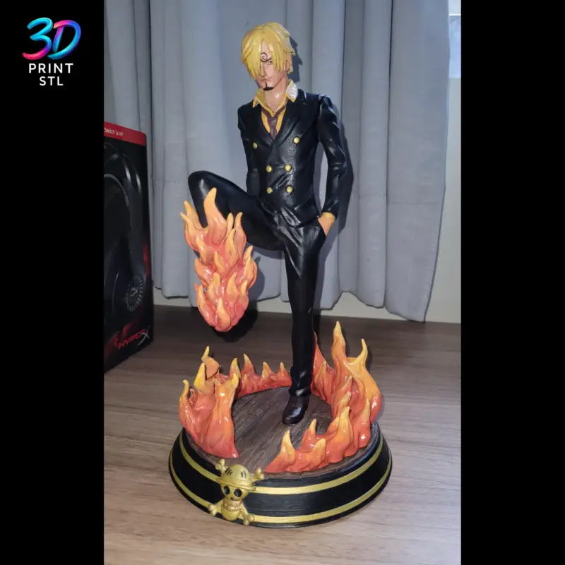Sanji Figure One Piece | STL for 3D Printers - Image 6