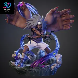 Sasuke Cursed Mark Figure Naruto | 3D Print File | STL