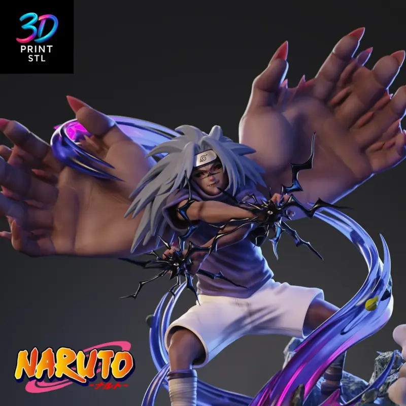 Sasuke Cursed Mark Figure Naruto | 3D Print File | STL - Image 5
