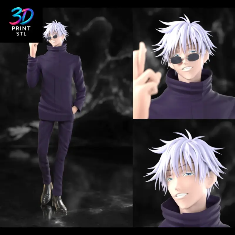 Satoru Gojo Figure Jujutsu Kaisen | 3D Print File | STL - Image 4