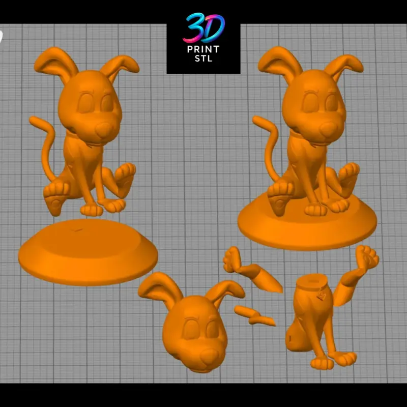 Scooby Doo Chibi | 3D Print Model | STL - Image 3