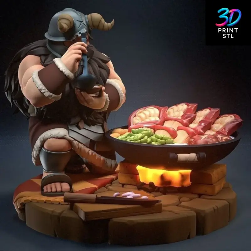 Senshi Figure Delicious in Dungeon | 3D Print File | STL - Image 2