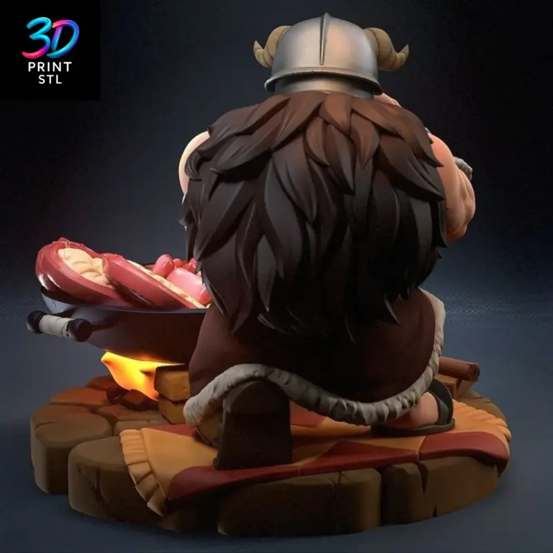 Senshi Figure Delicious in Dungeon | 3D Print File | STL - Image 3