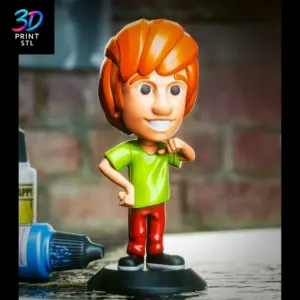Shaggy Chibi Scooby-Doo | STL File for 3D Printing