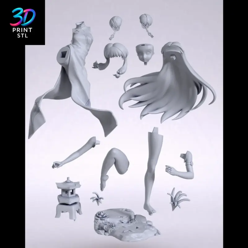 Shampoo Figure Ranma ½ | 3D Print Model | STL - Image 5
