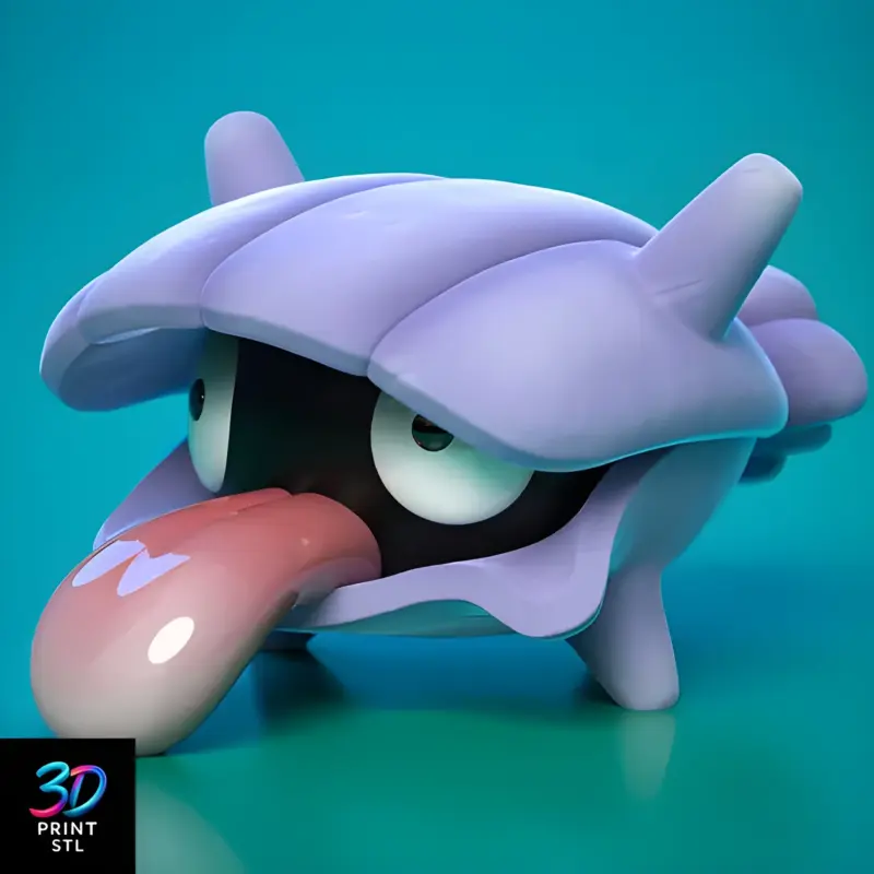 Shellder Pokémon | STL for 3D Printers