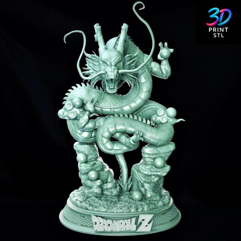 Shenron and Goku Dragon Ball Z | 3D Print File | STL - Image 3