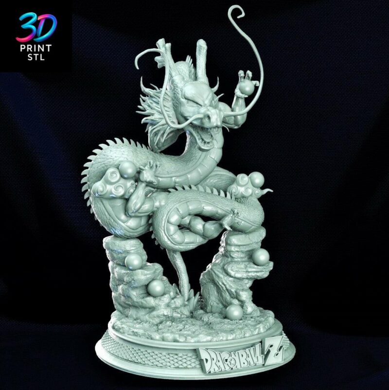 Shenron and Goku Dragon Ball Z | 3D Print File | STL - Image 4