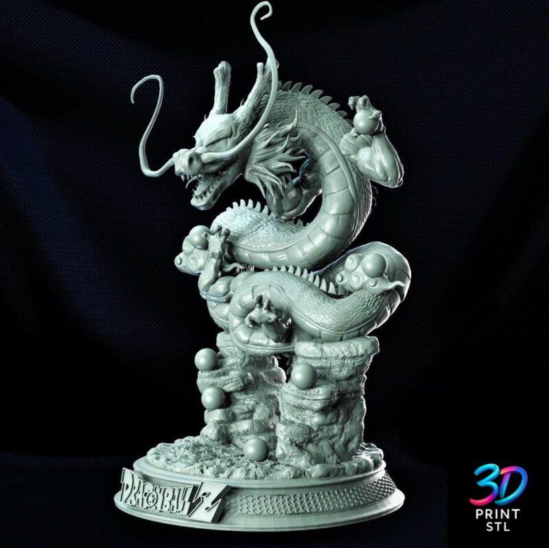 Shenron and Goku Dragon Ball Z | 3D Print File | STL - Image 5