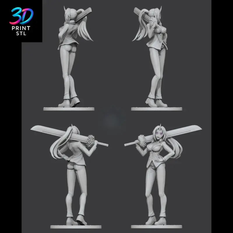 Shion Reincarnated as a Slime | 3D Print File | STL - Image 3